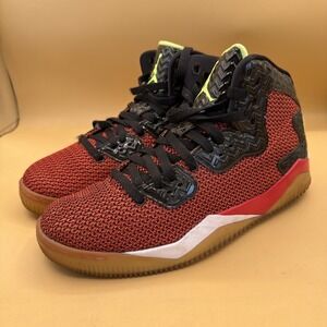 Nike Air Jordan Spike 40 Ghost Green Red Black 819952 605 Mens Size 9.5